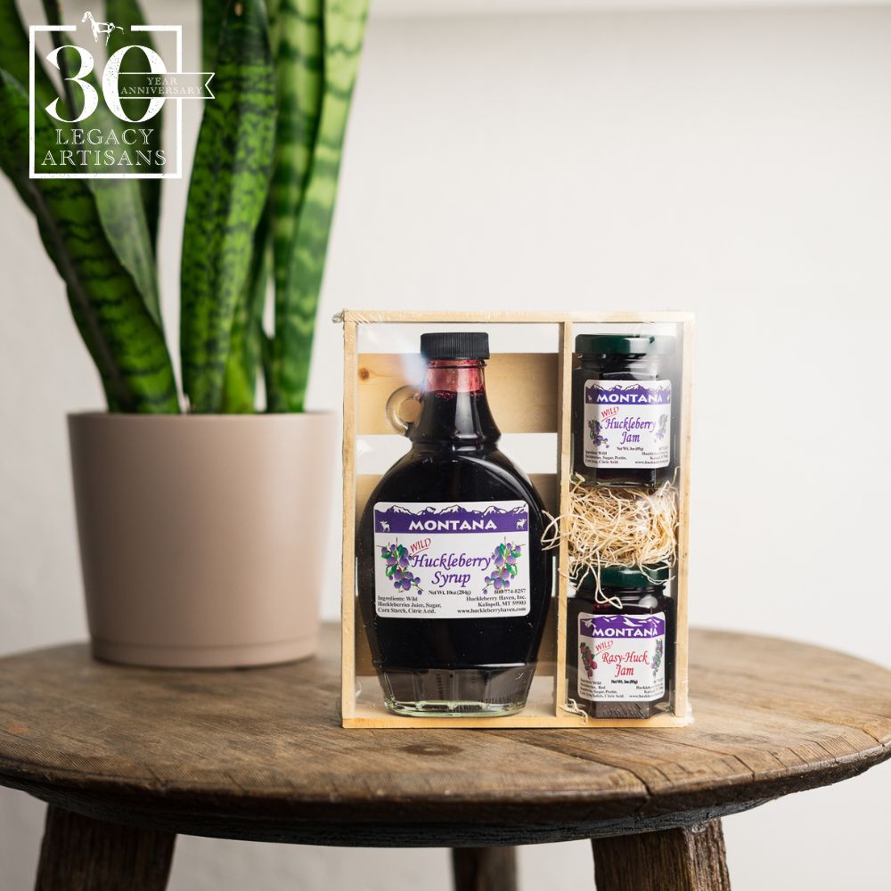 Huckleberry Syrup and Jam Gift Box by Huckleberry Haven