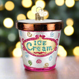 ice cream carton ornament by old world christmas