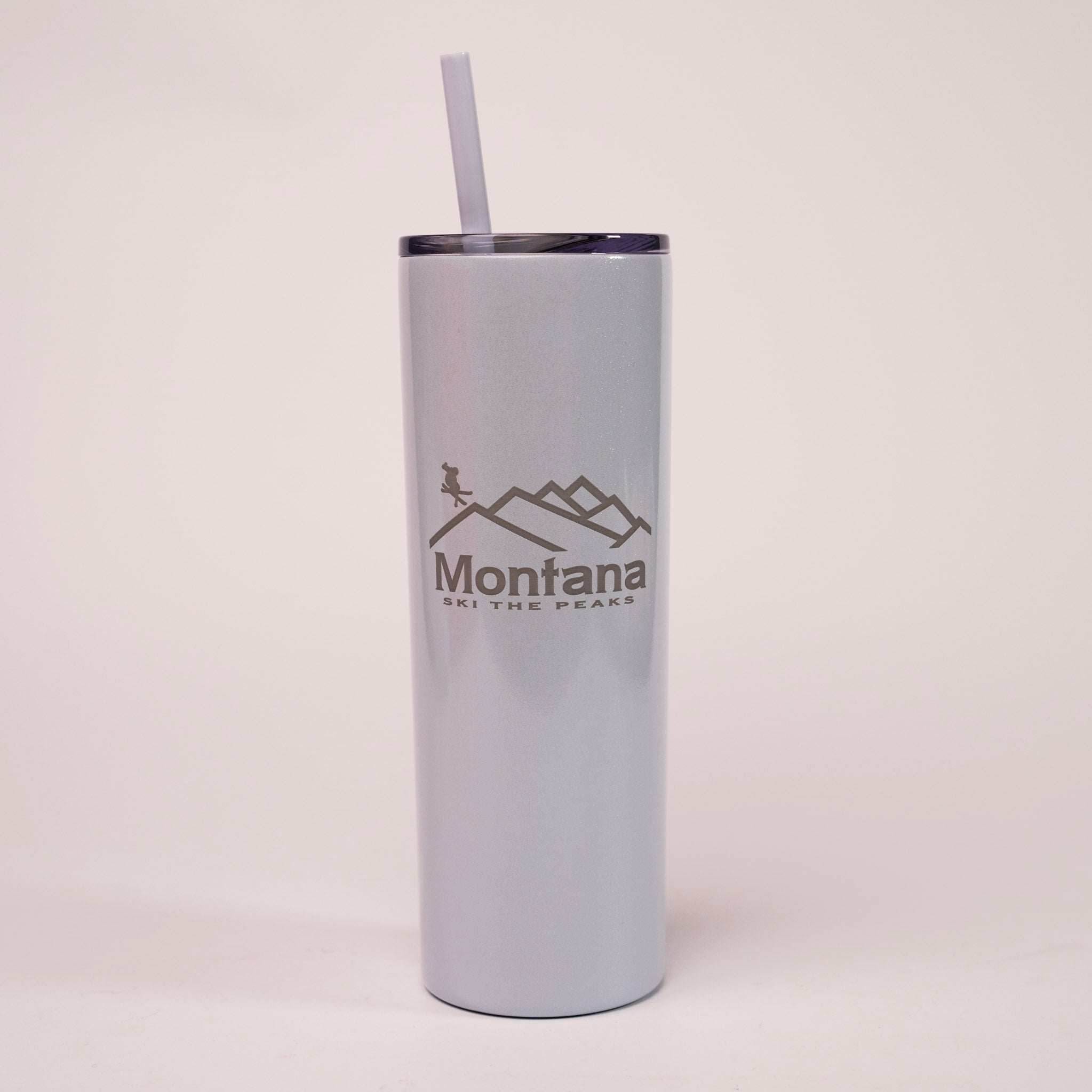 Montana Ski The Peaks Skinny Tumbler by Montana Gift Corral