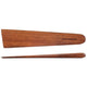 Two wooden hair styling tools on a white background with 'EARLYWOOD' branding.