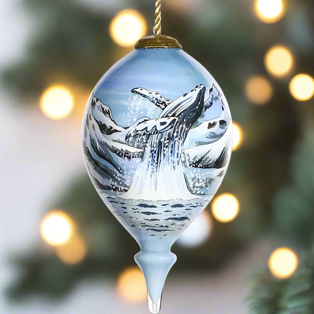 Jody Bergsma Dancing in Glacier Bay Ornament by Inner Beauty