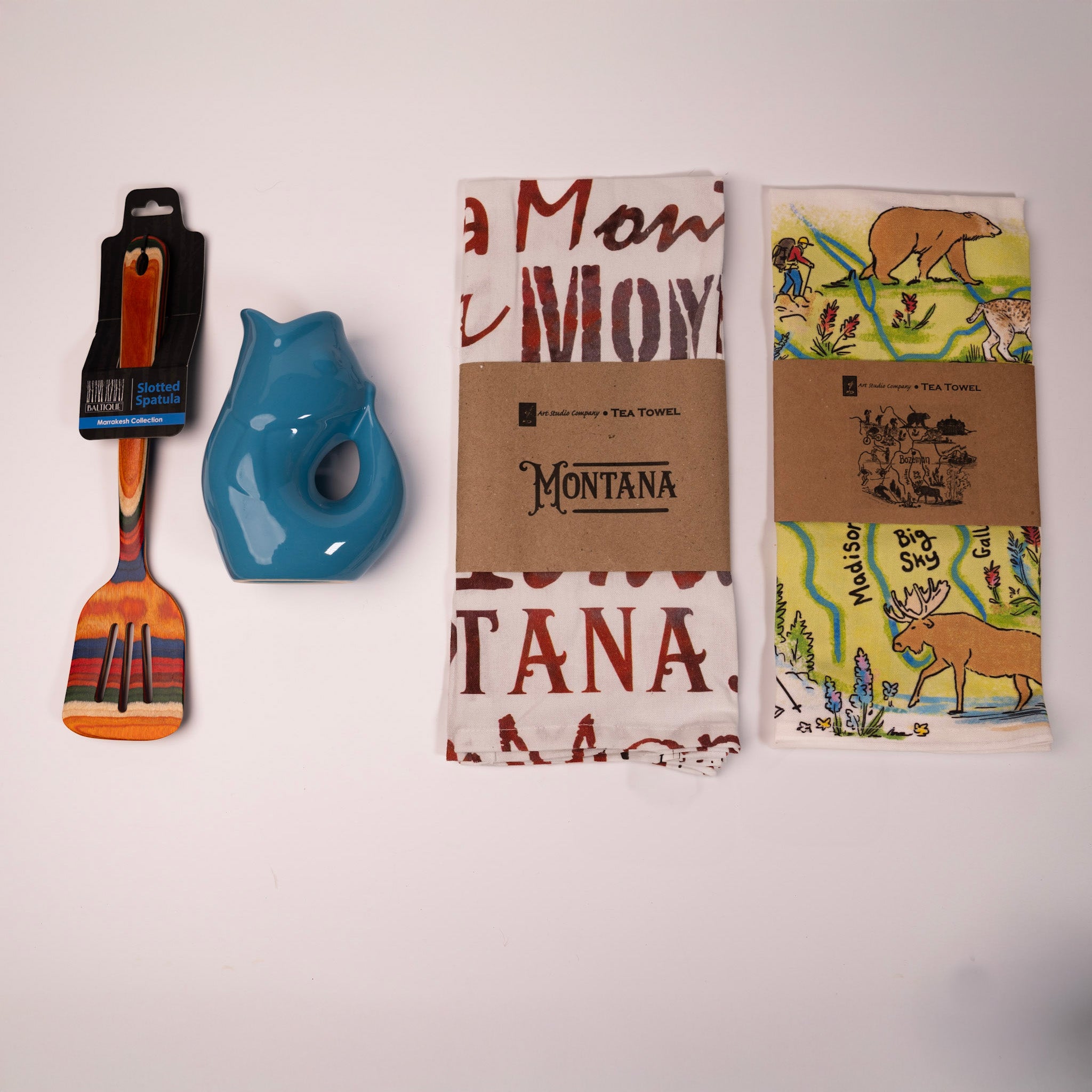 Kitchen Gift Basket - flat lay