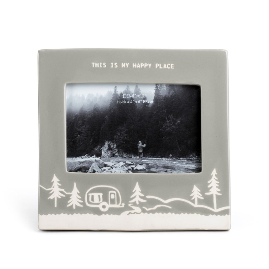 Do you have a place that makes you extremely happy and at peace every time you're there? A place that makes all of your worldly troubles melt away just by being there. If you have a place like that, then you need this Lake Frame by Demdaco.