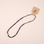 Lapis and Silver Pendant Gemstone Necklace