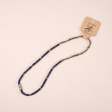 Lapis and Silver Pendant Gemstone Necklace