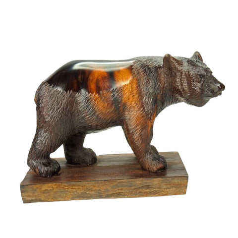 Black Bear with Detail on Base by Earthview, Inc.