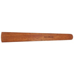 Wooden spatula with 'Earlywood' branding on a white background