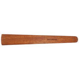 Wooden spatula with 'Earlywood' branding on a white background