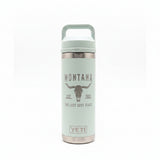 Last Best Place Bull Ridgeline Engraved YETI Rambler 18 oz Bottle with Chug Cap by Montana Gift Corral
