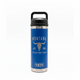 Last Best Place Bull Royal Blue Engraved YETI Rambler 18 oz Bottle with Chug Cap by Montana Gift Corral