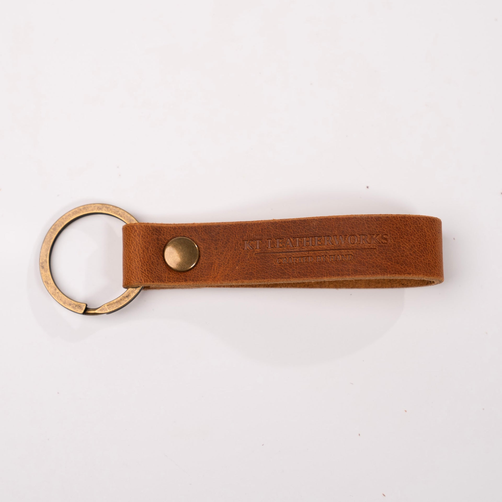 Leather Loop Keychain by KT Leatherworks – Montana Gift Corral