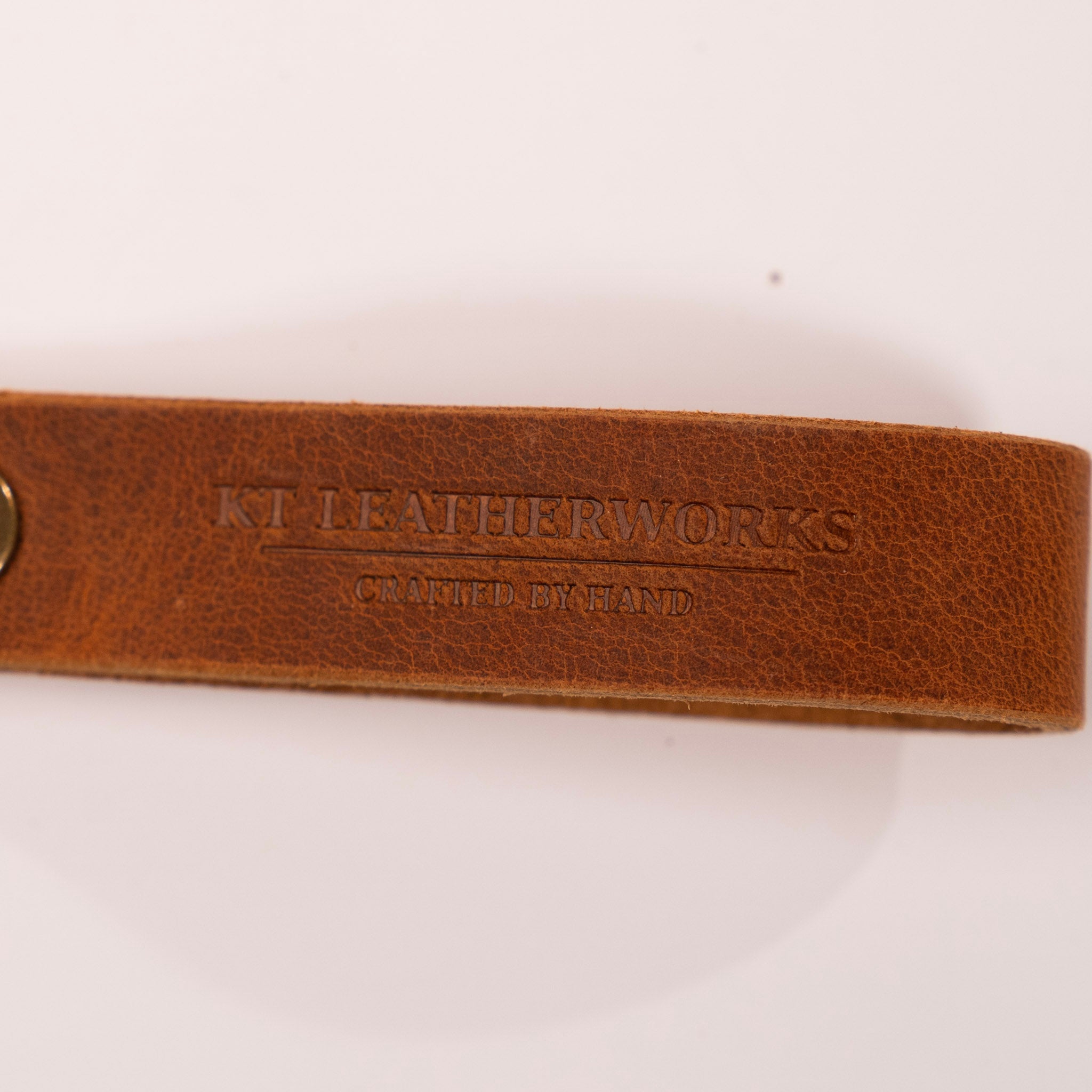 Leather Loop Keychain by KT Leatherworks