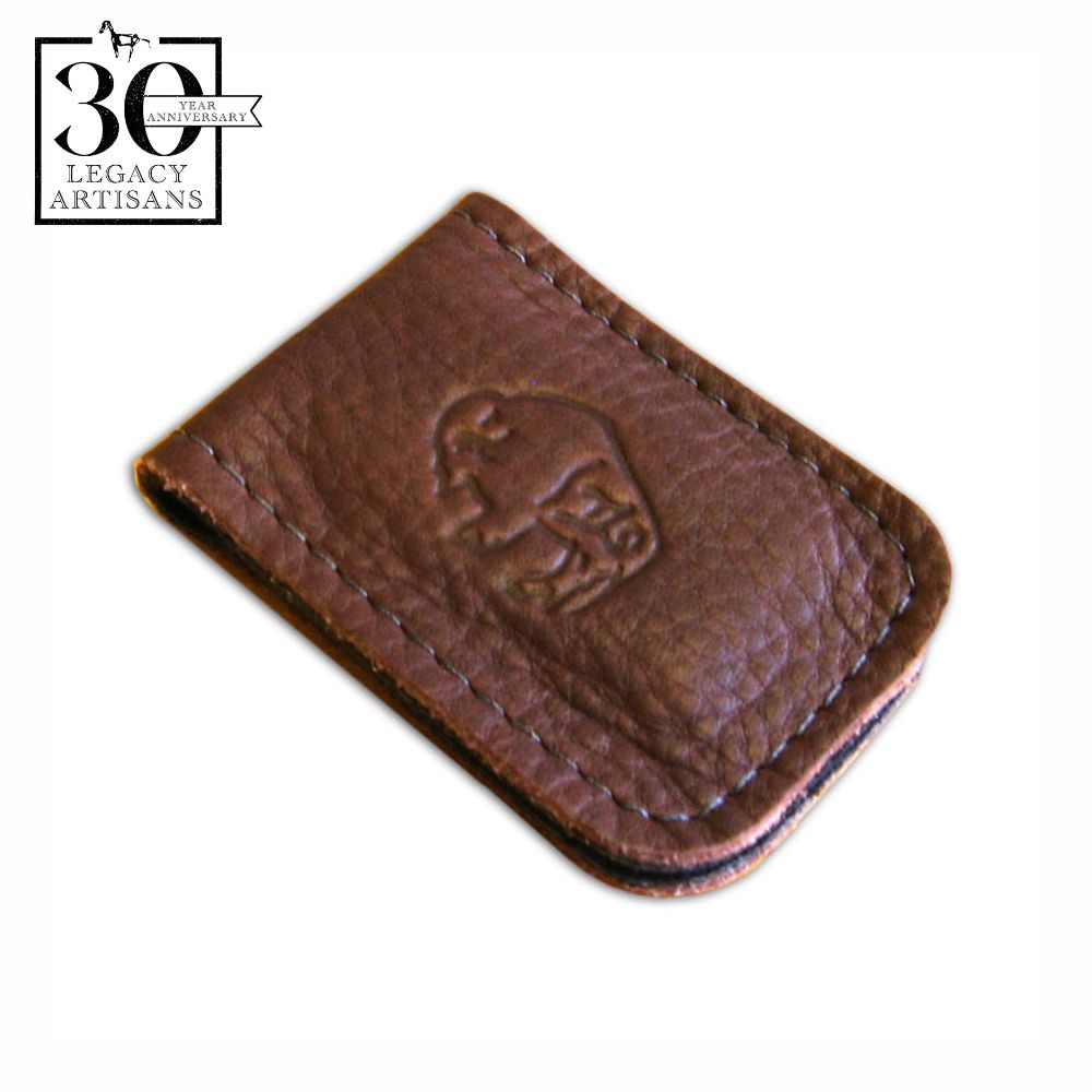 Leather Money Clip by The Leather Store