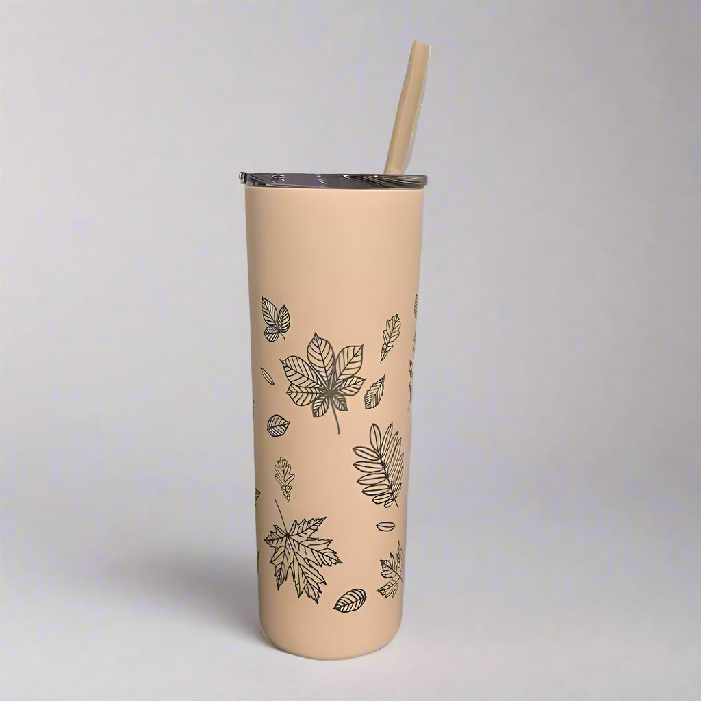 LeavesBlushSkinnyTumbler_84756