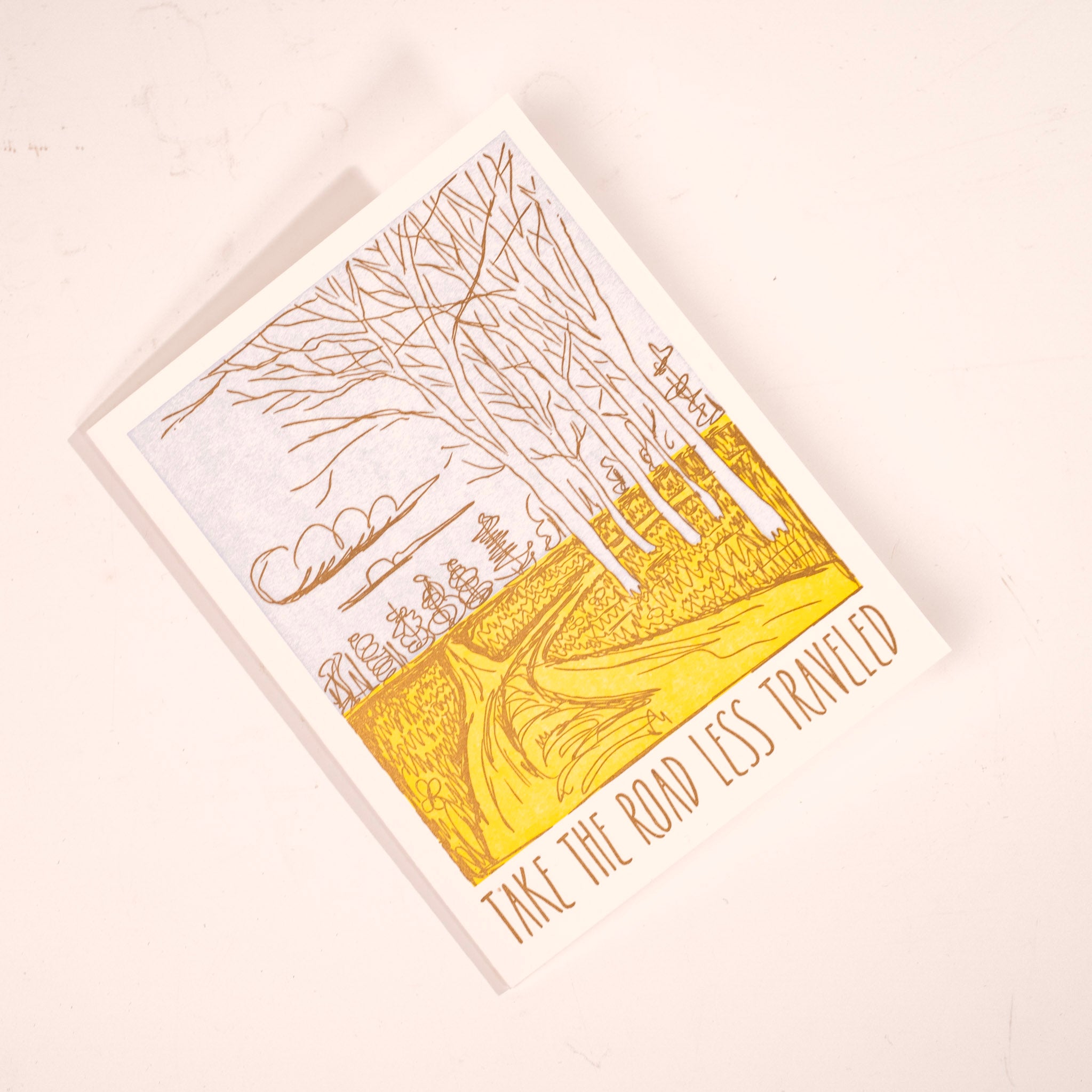 Less Traveled Card by Noteworthy Paper and Press