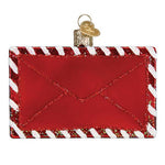 Back of the Letters to Santa Glass Ornament