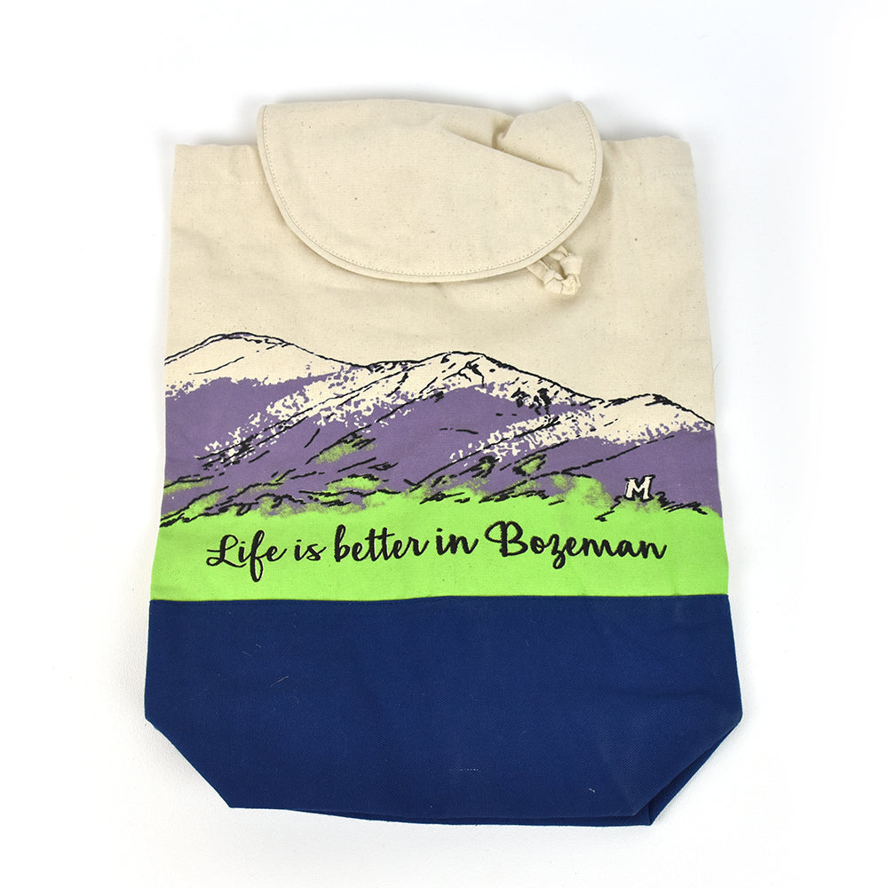 Life is Better in Bozeman Backpack by Art Studio Company