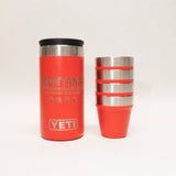 Montana Population Bears Engraved YETI Shot Glasses and Carrying Case by Montana Gift Corral