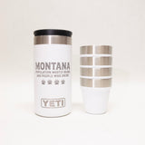 Montana Population Bears Engraved YETI Shot Glasses and Carrying Case by Montana Gift Corral