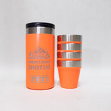 Montana Shotski Engraved YETI Shot Glasses and Carrying Case by Montana Gift Corral