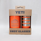 Montana Shotski Engraved YETI Shot Glasses and Carrying Case by Montana Gift Corral