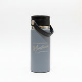 Hand Drawn Montana 16 oz Shale Gray Wide Mouth Flex Tumbler with Sip Lid by Hydro Flask