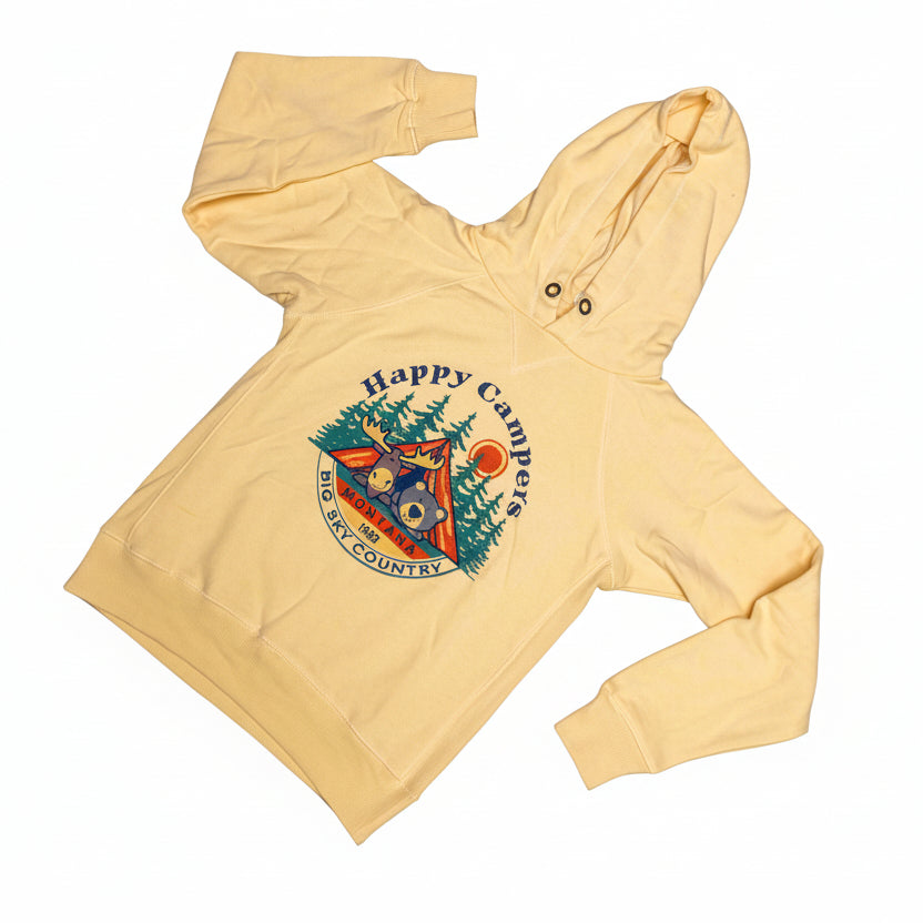 Willful Moose and Bear Youth Montana Hoodie by Lakeshirts (4 Sizes, 2 colors)