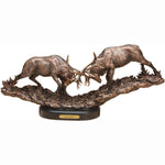 Marc Pierce Royal Battle Elk Sculpture