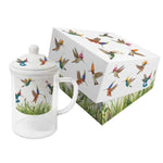 Tea Mug with Lid and Strainer Gift Box by Paperproducts Design (2 Designs)