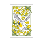 MeadowlarkWildflowersKitchenTeaTowelbyCorvidaeDrawingsandDesign