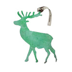 Elk Stainless Steel Hammered Ornament by Art Studio Company (4 Colors, 3 Sizes)