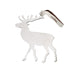 Elk Stainless Steel Hammered Ornament by Art Studio Company (4 Colors, 3 Sizes)