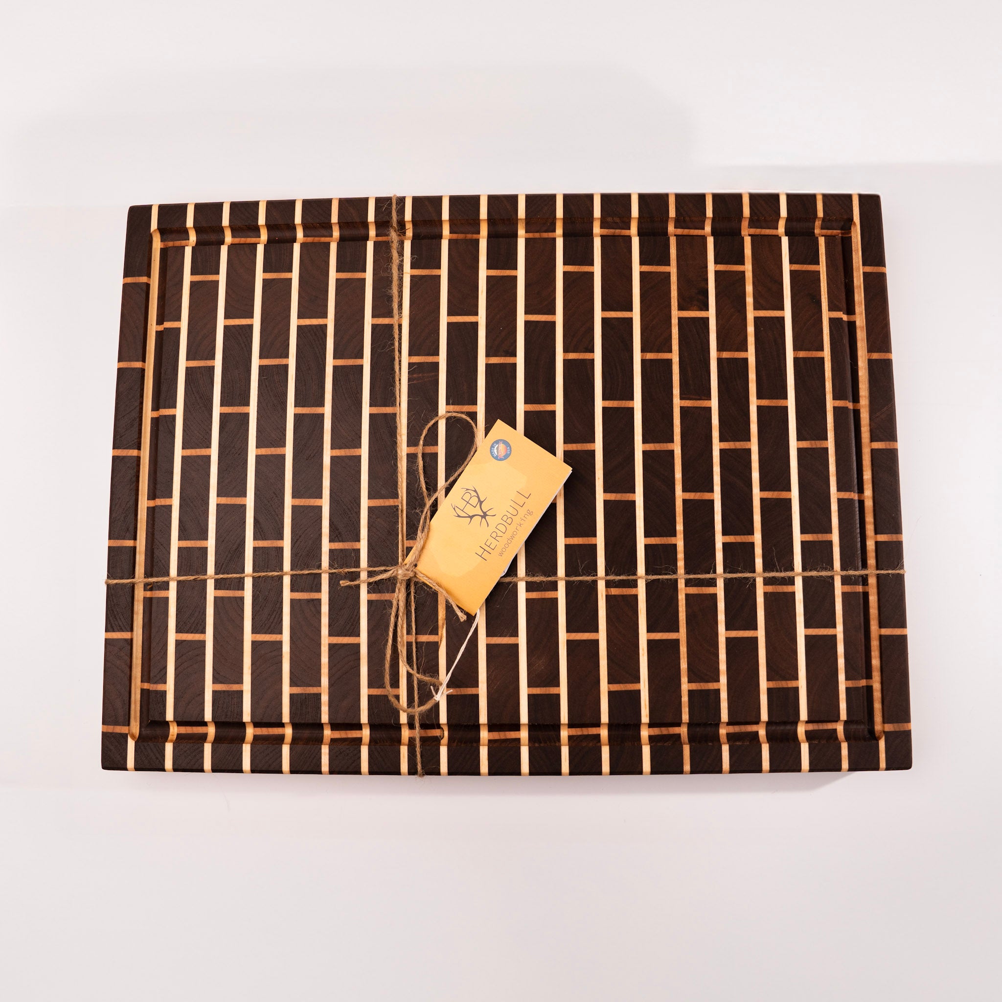 Hardwood Grain End Butcher Block Cutting Board