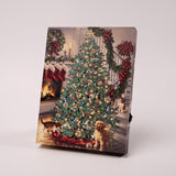 Merry and Bright Mini Lighted Easel Back Print