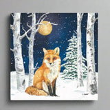 Midnight Moon Winter Friends Napkins