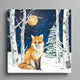 Midnight Moon Winter Friends Napkins