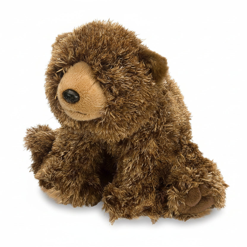 Mini Cuddlekins Brown Bear Stuffed Animal by Wild Republic