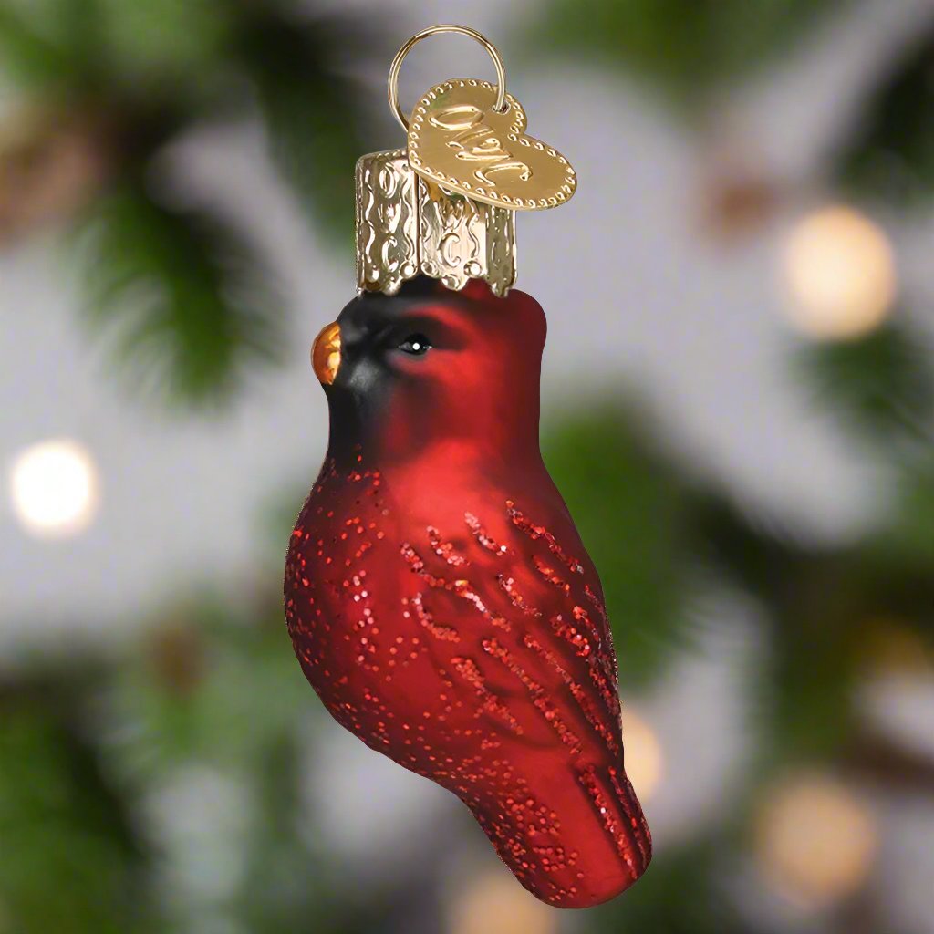 Mini Red Cardinal Ornament
