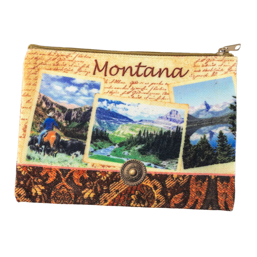 Canvas Zip Pouch by Americaware (2 Designs)