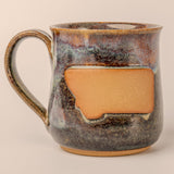 Montana Emblem Mug - dark glaze front