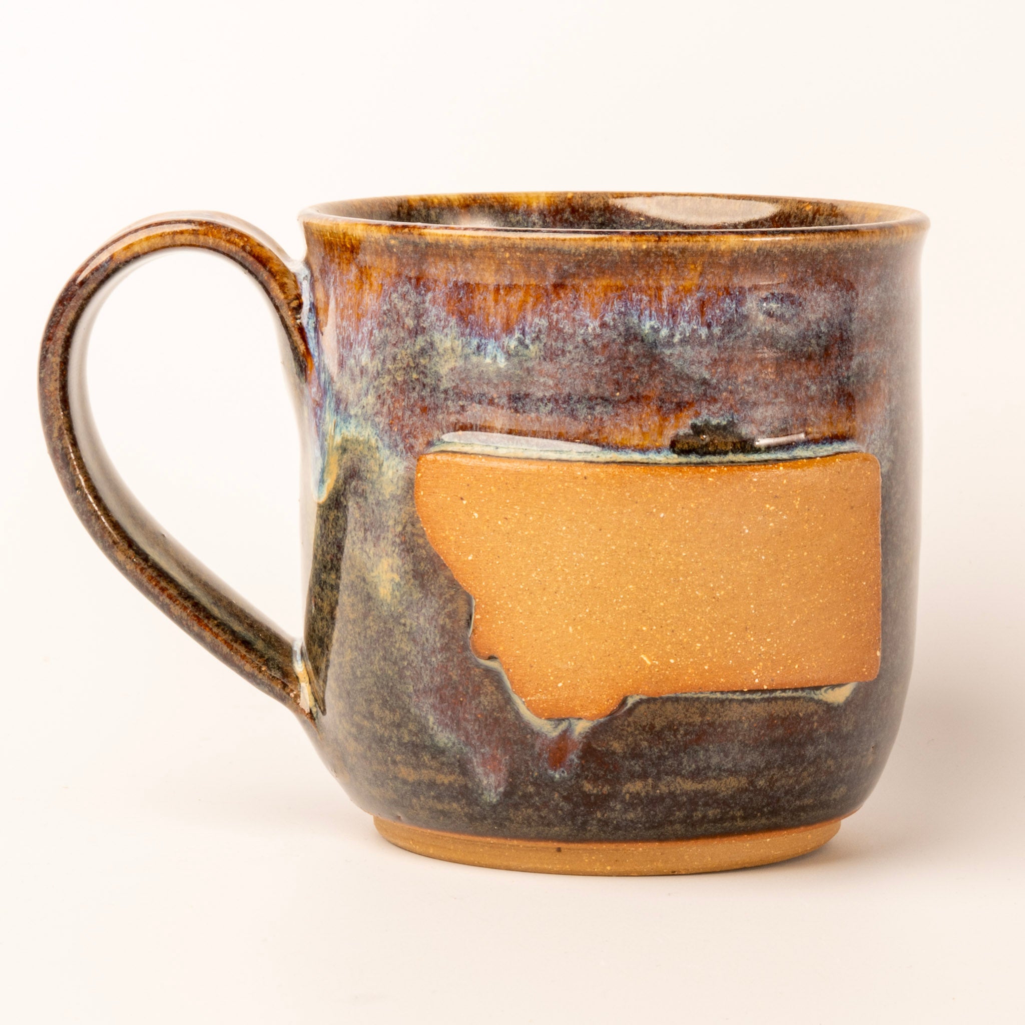 Montana Emblem Mug - dark glaze front 2