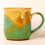Montana Emblem Mug - teal and white back