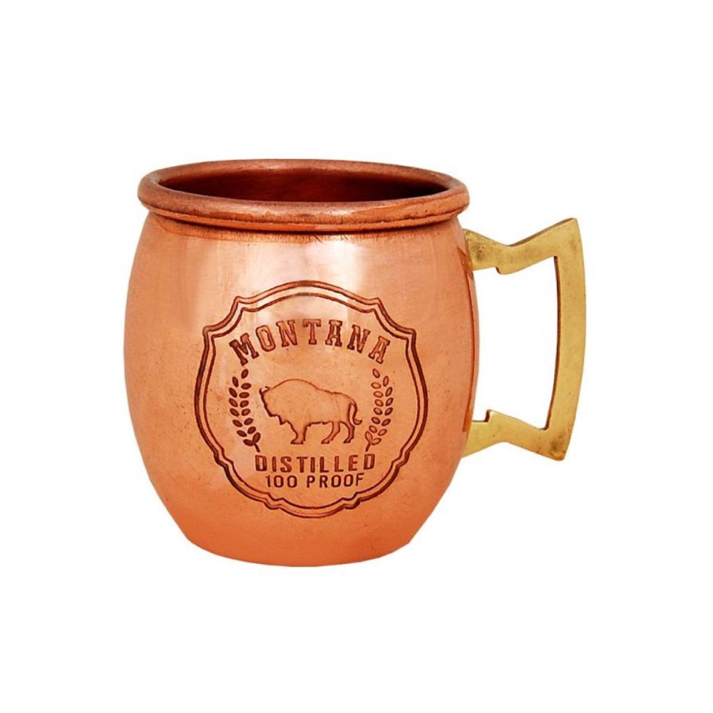 Montana Engraved Copper Shot by Americaware Montana Gift Corral