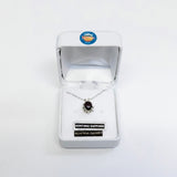 Montana Garnet and Montana Sapphire Pendant by Mac's Gems