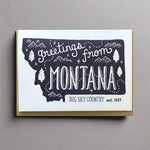Montana Greeting Card