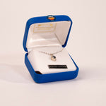 Montana Sapphire Rose Pendant - 4 MM