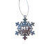 Montana Snowflake Stainless Steel Hammered Ornament by Art Studio Company (4 Colors)