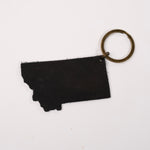 Montana State Leather Keychain by KT Leatherworks