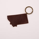 Montana State Leather Keychain by KT Leatherworks