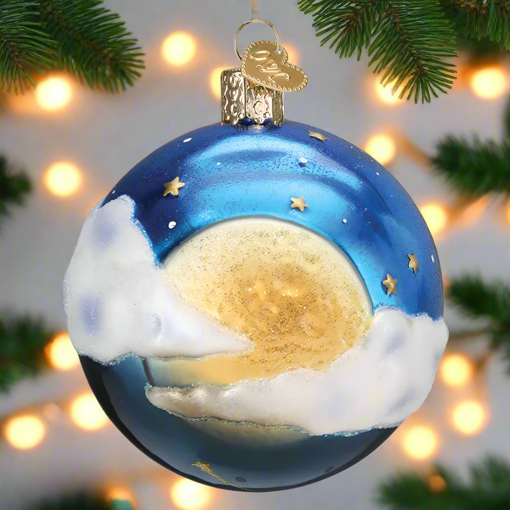 Moonglow Round Ornament